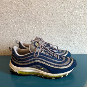 Nike Air Max 97 Atlantic Blue Voltage Yellow - SZ 11